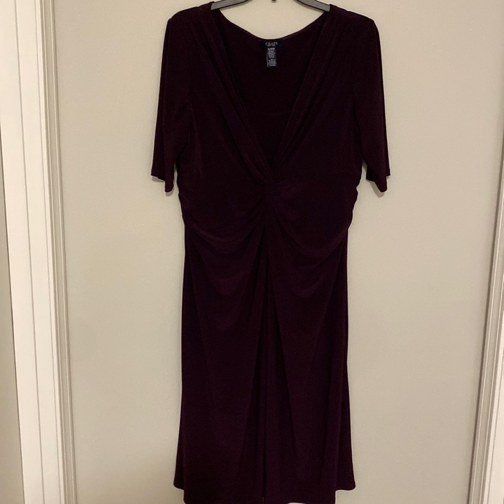 Chaps Plum colored dress